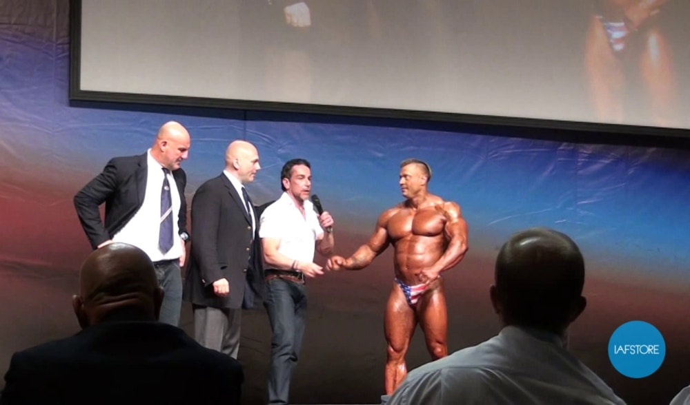 Thomas Benagli Special Guest IFBB Italian Championship 2014 Turin, Italy