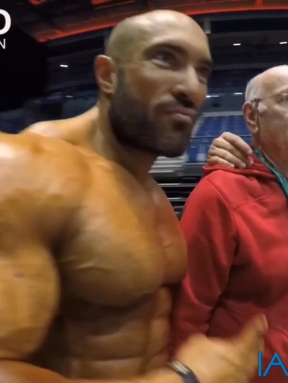 Backstage Olympia Amateur UK 2015 with Fabio Petruio IFBB Bodybuilding