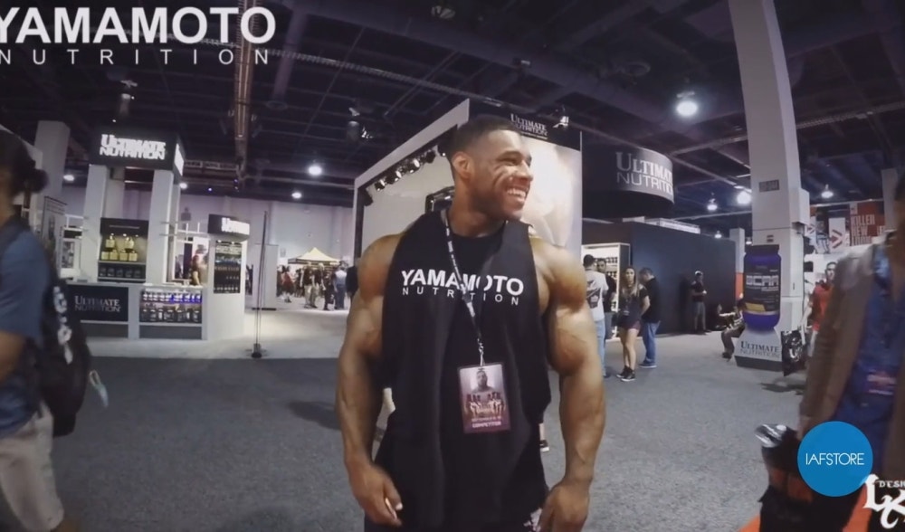 Mr. Olympia 2016 Backstage with IFBB Pro Nathan de Asha