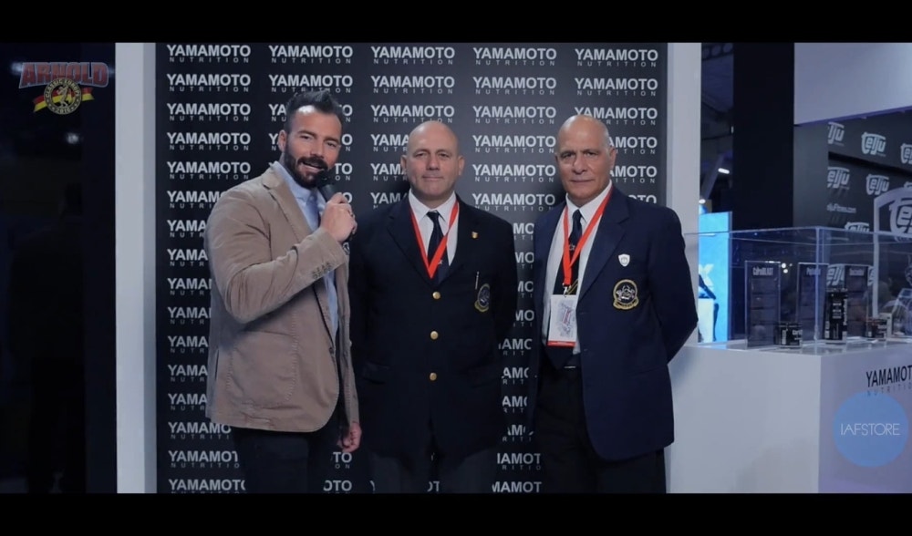Interview with Benedetto Mondello and Giovanni Francese IFBB at Arnold Classic Europe 2016