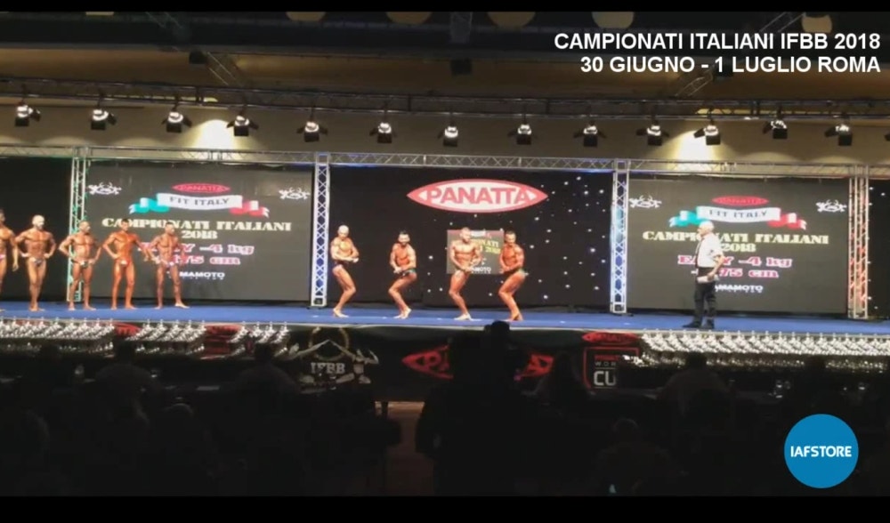 IFBB Italian Championships 2018 - Rome - all live streaming of the competition