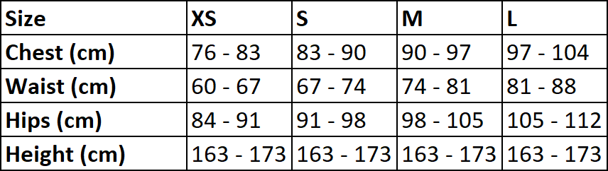 Size guide