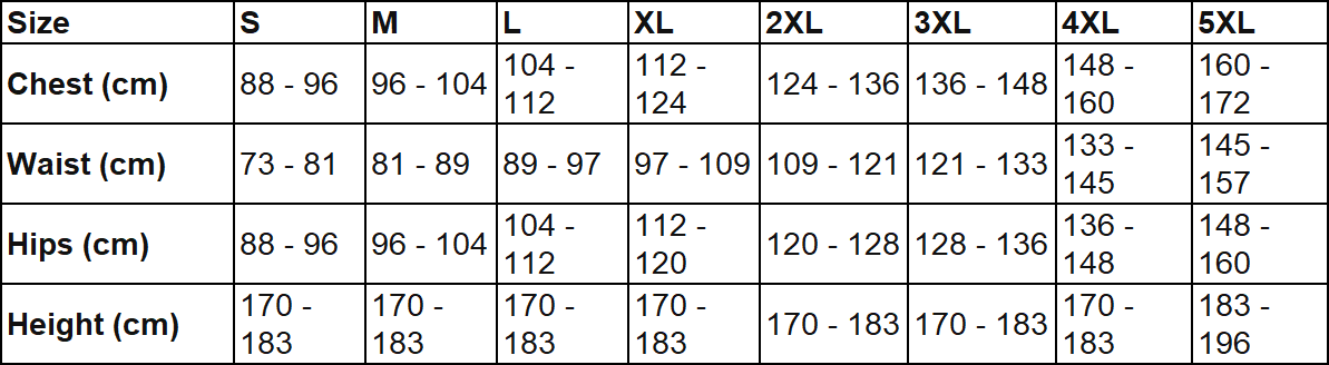 Size guide